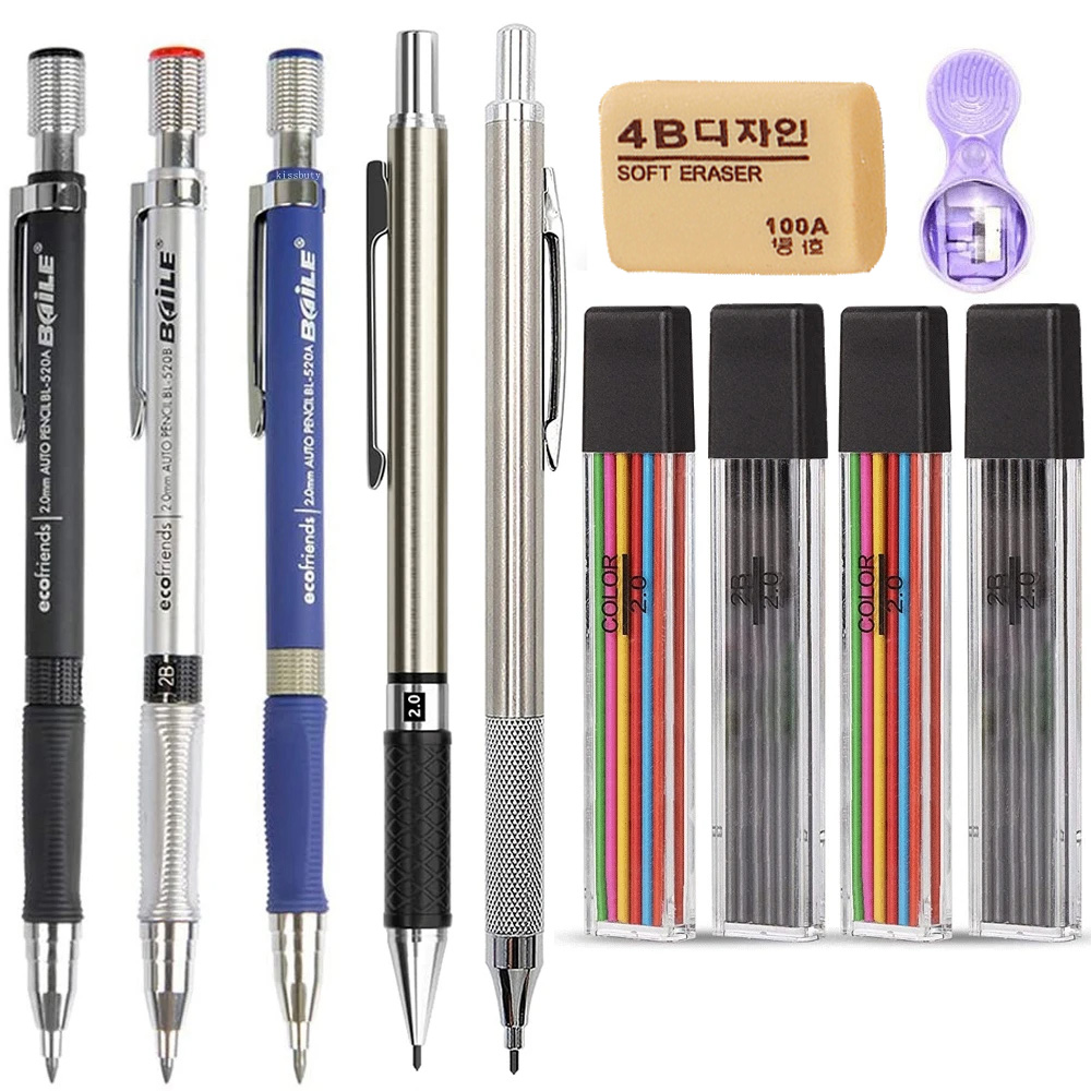 Staedtler Pencil Lumocolor - Crayons mécaniques 2B de 2,0 mm,