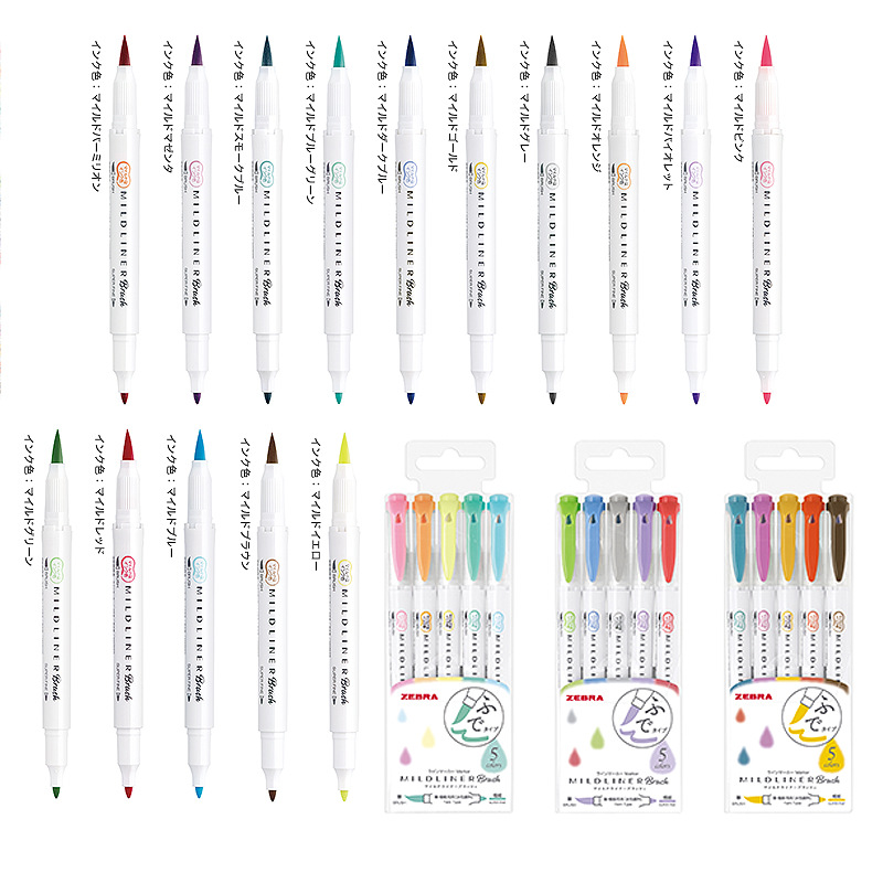Marqueurs surligneurs zèbre Mi - Zebra Pen Mildliner avis et prix