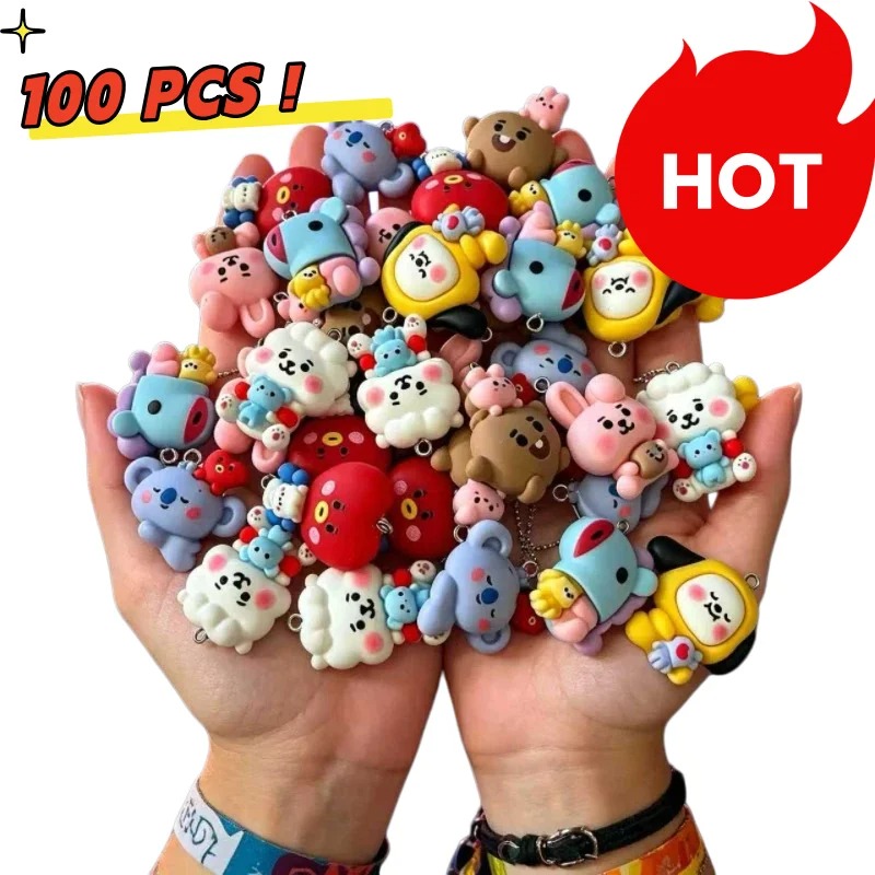 Breloques en résine BT21, 7 pi - Crafting Resin avis et prix